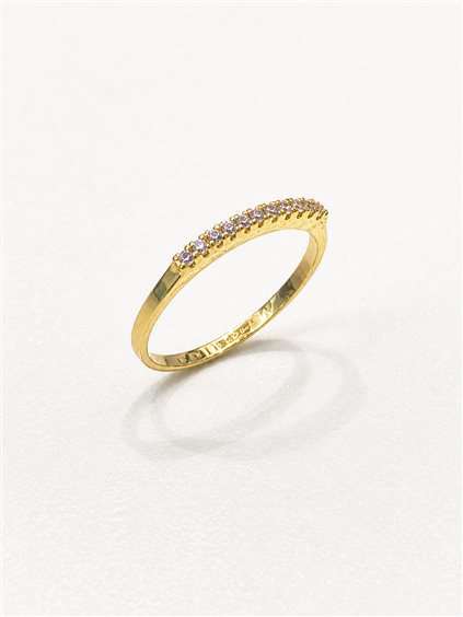 Anello Vidali Gioielli Donna in Oro giallo Zircone ANOR-87-34 - ANOR-87-34
